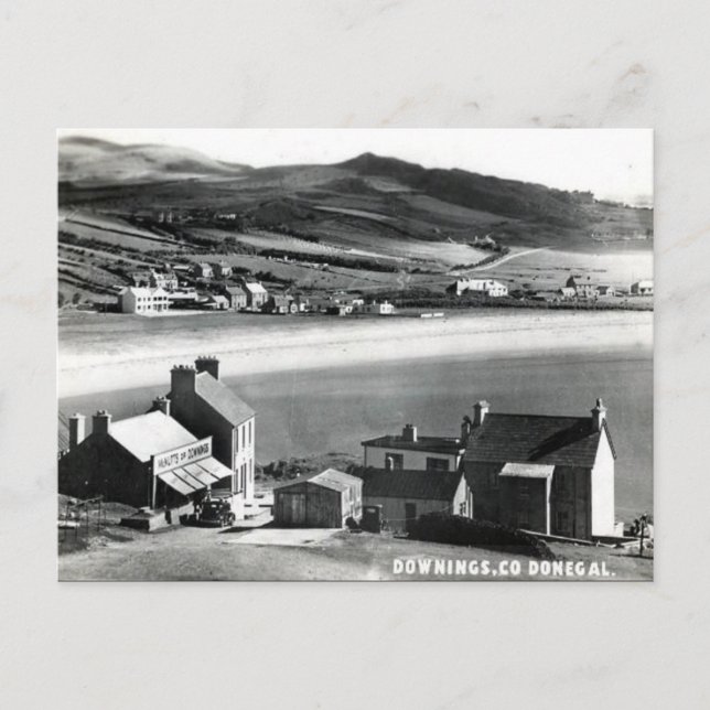 Old Postcard - Downings, Co Donegal, Ireland (Front)
