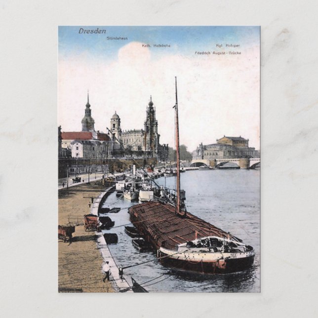 Old Postcard - Dresden, Germany (Front)