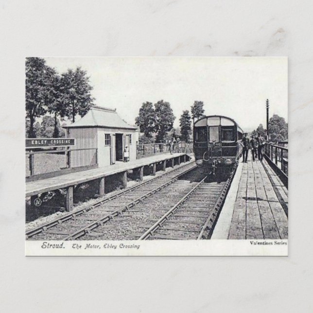 Old Postcard - Ebley Crossing, Stroud, Glos (Front)