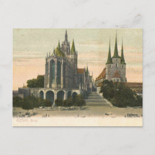 Old Postcard - Erfurt, Thuringia, Germany