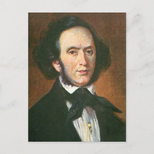 Old Postcard _ Felix Mendelssohn