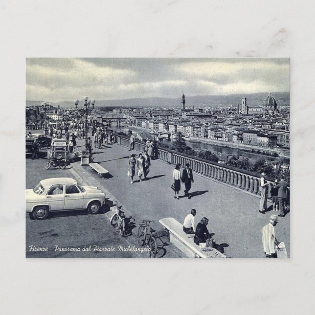 Old Postcard - Florence - Firenze - Italy (Front)