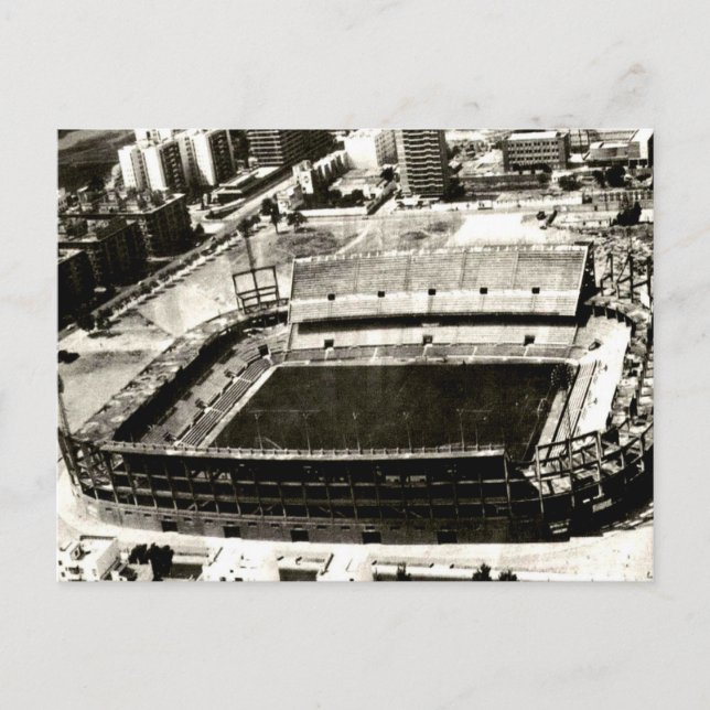 Old Postcard - Football Stadium, Seville, Spain (Front)