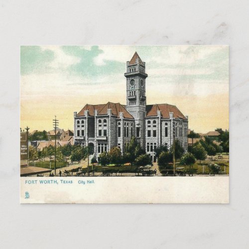 Old Postcard _ Fort Worth Texas