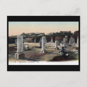 Old Postcard - Forum, Carthage, Tunisia