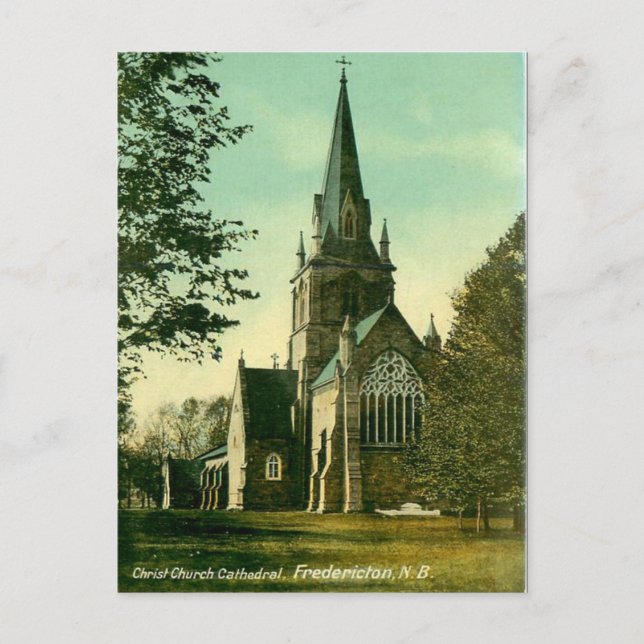 Old Postcard - Fredericton, New Brunswick (Front)