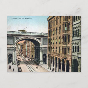 Old Postcard - Genova, Italy