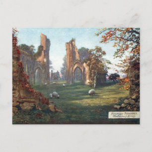 Old Postcard - Glastonbury Abbey