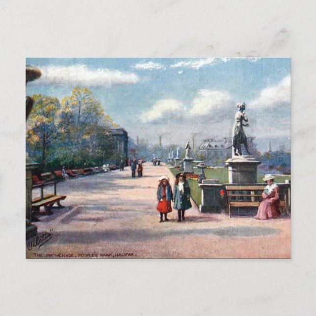 Old Postcard - Halifax, Yorkshire (Front)