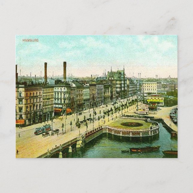 Old Postcard - Hamburg, Germany (Front)