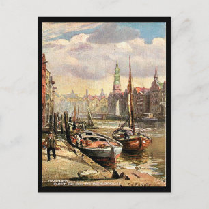 Old Postcard - Hamburg, Germany