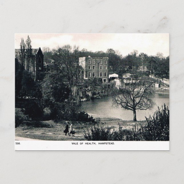 Old Postcard - Hampstead, London (Front)