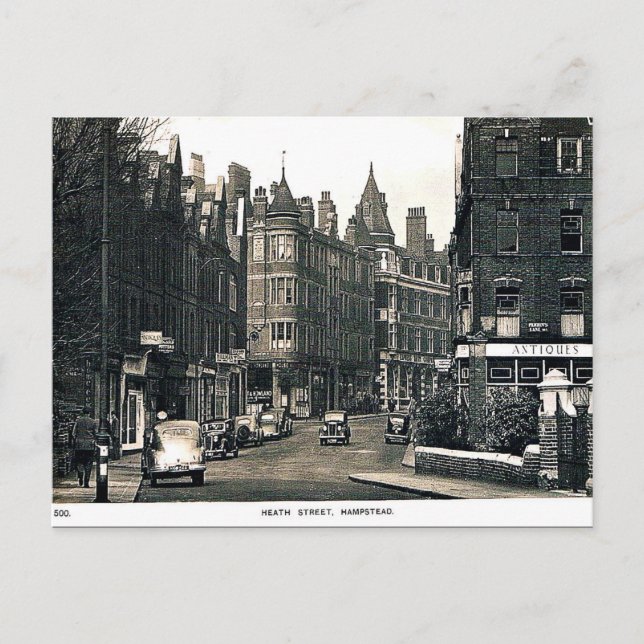 Old Postcard - Hampstead, London (Front)