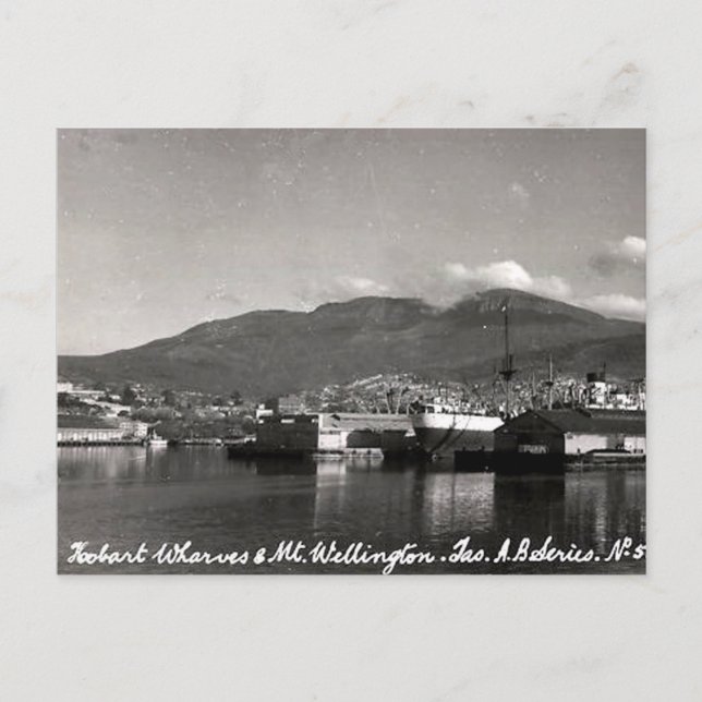 Old Postcard - Hobart, Tasmania (Front)