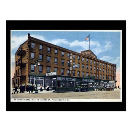 Old Postcard - Keystone Hotel, Philadelphia PA