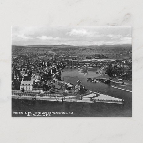Old Postcard _ Koblenz Germany