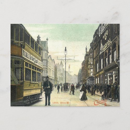 Old Postcard _ Leeds Yorkshire