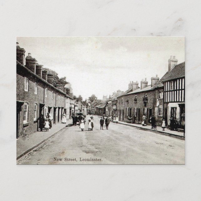 Old Postcard - Leominster, Herefordshire (Front)