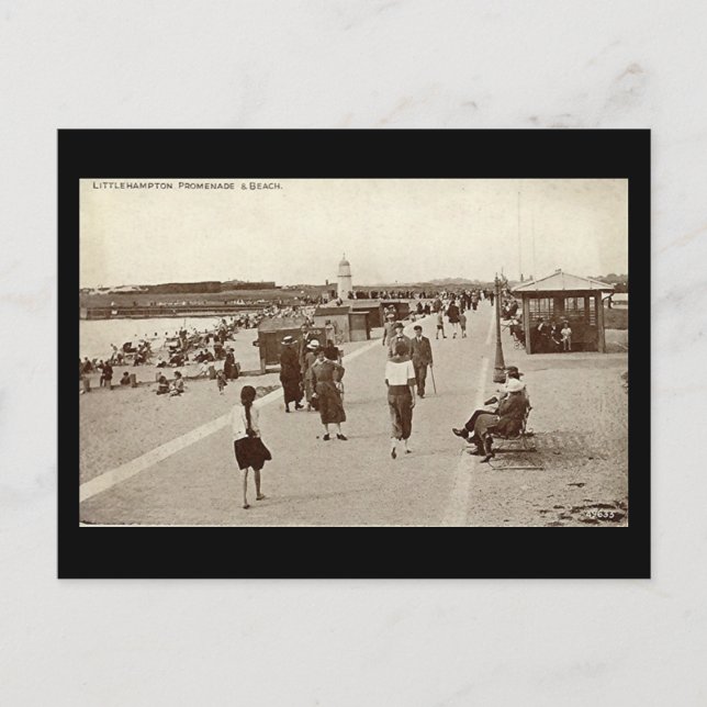 Old Postcard - Littlehampton, Sussex (Front)