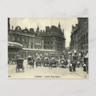 Old Postcard - London Bridge Station