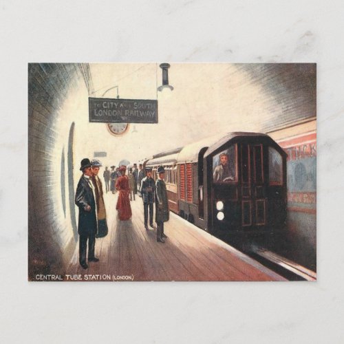 Old Postcard _ London Underground