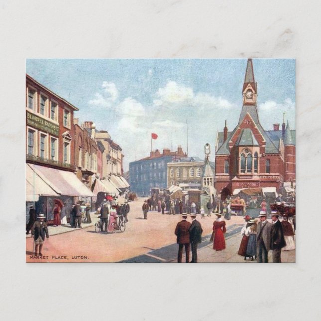 Old Postcard - Luton, Bedfordshire (Front)