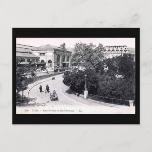 Old Postcard - Lyon, Gare Perrache