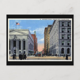 Old Postcard - Madison Ave, Toledo, Ohio