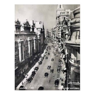 Old Postcard - Madrid, Spain