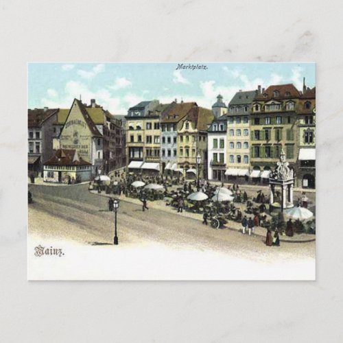 Old Postcard _ Mainz Germany