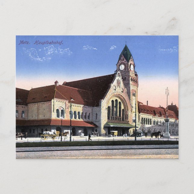 Old Postcard - Metz, France (Front)