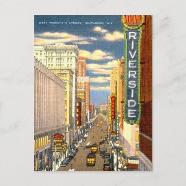 Old Postcard - Milwaukee. Wisconsin, USA (Front)