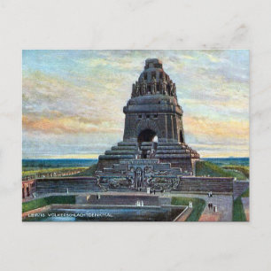 Old Postcard - monument of international battle, L