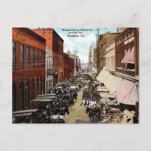 Old Postcard - Morris Ave, Birmingham, Alabama
