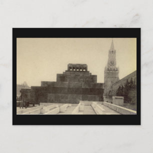 Old Postcard - Moscow, Red Square, Lenin's Tomb