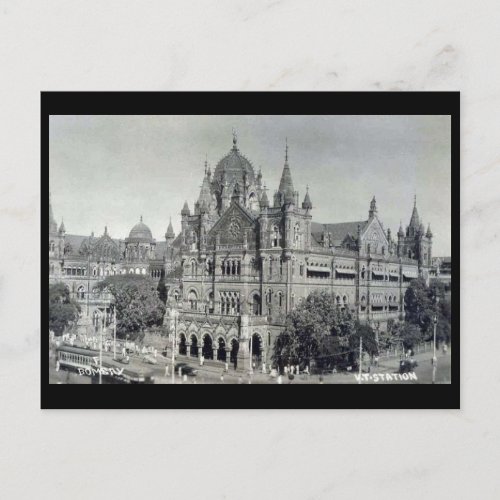 Old Postcard _ Mumbai Victoria Terminus