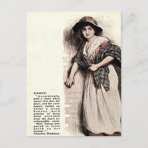 Old Postcard _ Nancy from Oliver Twist
