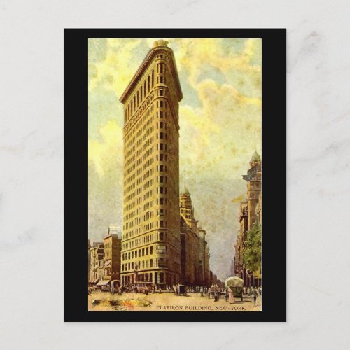Old Postcard New York City Flatiron Building Postcard