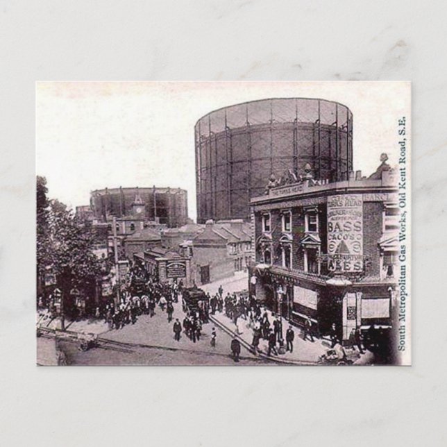 Old Postcard - Old Kent Rd, London (Front)
