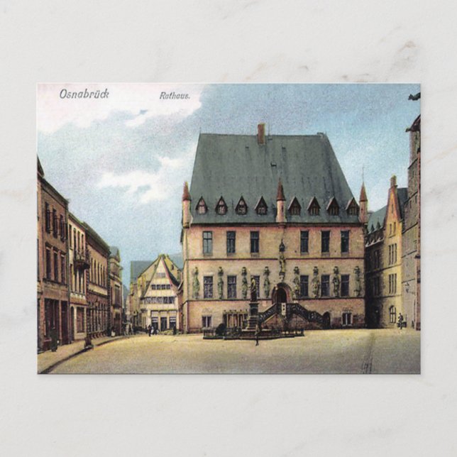 Old Postcard - Osnabrück, Germany (Front)