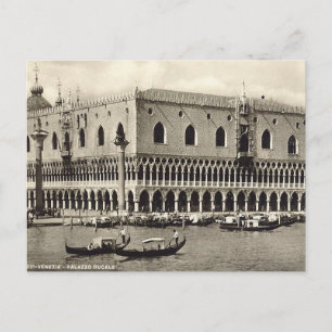 Old Postcard - Palazzo Ducale, Venezia