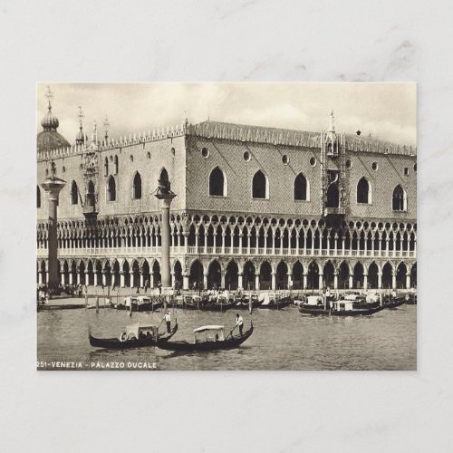 Old Postcard _ Palazzo Ducale Venezia