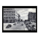 Old Postcard - Pescara, Piazza Renascita and Corso