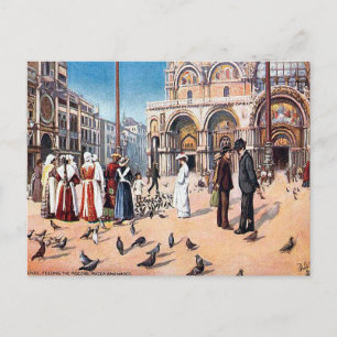 Old Postcard - Piazza San Marco, Venice
