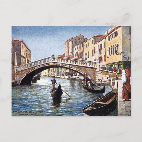 Old Postcard _ Ponte delle Guglie Venice