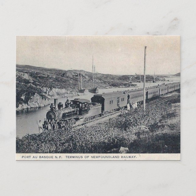 Old Postcard - Port-aux-Basques, Newfoundland (Front)