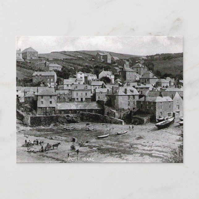 Old Postcard - Port Isaac, Cornwall (Front)