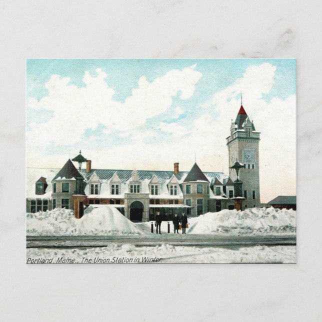 Old Postcard - Portland, Maine (Front)