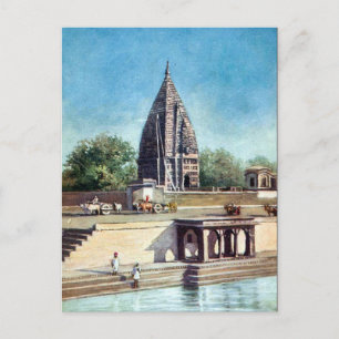 Old Postcard - Ramnagar, Varanasi, India