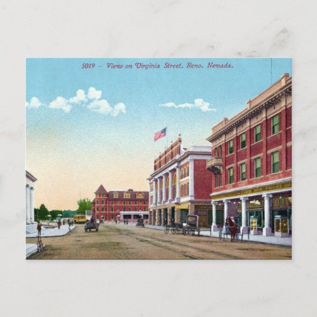 Old Postcard - Reno, Nevada (Front)
